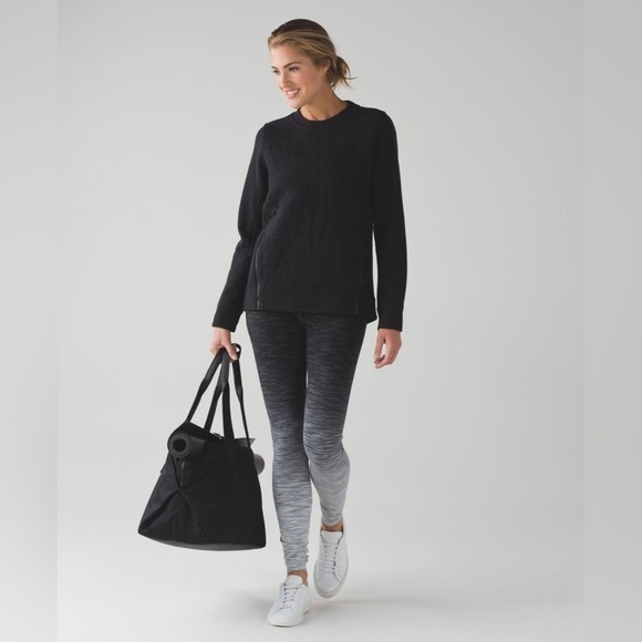 lululemon athletica Tops - Lululemon Women’s Fleece Be True Crew Black 8